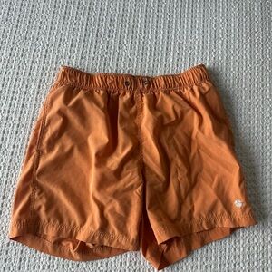 Lucky Brand Men's Athletic Orange Shorts